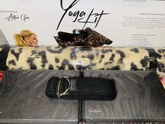EDX x Jessica Simpson 4-Piece Essential Yoga Kit Leopard Cheetah Print NEW!
