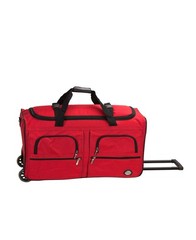 Rockland Rolling Duffel Bag 30″ RED