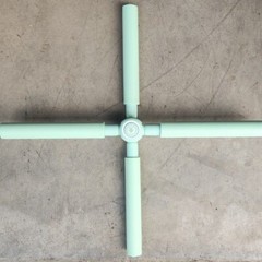 Body Tree Posture Corrector Yoga Cross Stick Adjustable Compact Light Mint