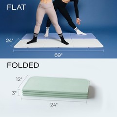 The Original Foldable Yoga Mat, Premium Foldable Exercise & Workout Mat with …