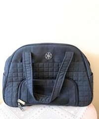 Black Quilted Polyester Gaiam Everything Fits Yoga Bag New