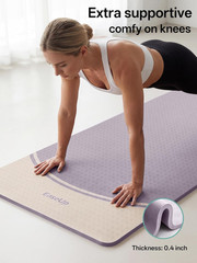 Extra Thick Non-Slip Yoga Mat 10MM, 72.8″x31.5″ for Yoga & Fitness
