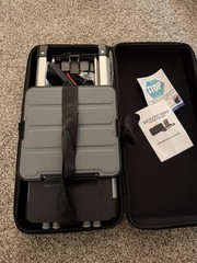 MOVAO Mini Portable Foldable Leg Press for Pilates with Carrying Case & Manual