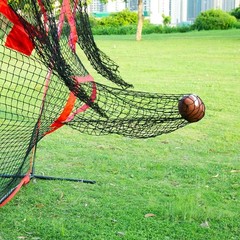 6×6 Ft Football Nets for Throwing,Football Target,Quarterback 6ft x 6ft, red