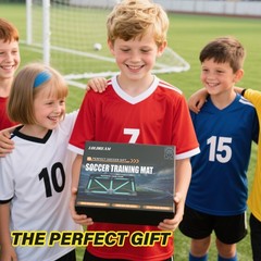 Soccer Training Mat With Technique Video Medium, Tech Style