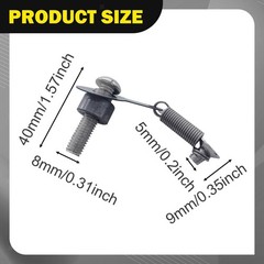 Pilates Reformer Fixed Rod Screw Workout Equipment Accessory Replace Parts