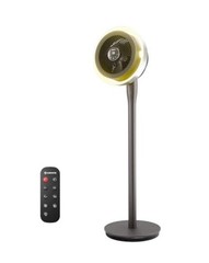 Standing Fan for Bedroom, (60°/90°/120°) Oscillating Fan with Light, Digital