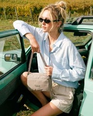 Foldable Crossbody Bags for Women, Small Travel Purses Hobo Bag | 2.4L Camel