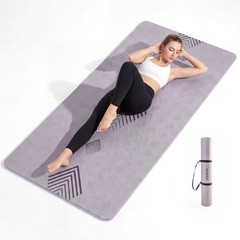 Large yoga mat,73’x35.5’x0.4’,extra thick and wide,10mm pilates mat,non-slip …