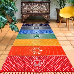 Chakra Yoga Mat Meditation Rug Beach Towels Sunscreen Shawl Spiritual Reiki Chak