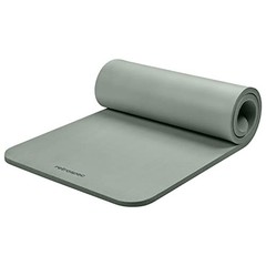 Solana Yoga Mat 1″ Thick w/Nylon Strap for Men & Women – Non-Slip 1″ Sage
