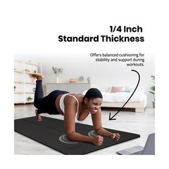 Extra Wide Yoga Mat for Men Women (72″L x 36″W) Non Slip Fitness & … Fast Ship