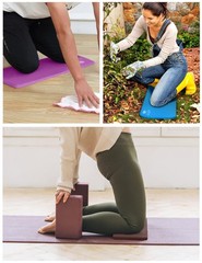 Yoga Knee Pads Cushion NonSlip Mat Elbows Wrist Pain Planks Floor Exercises