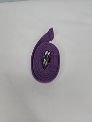 Yoga Strap Hugger Mugger 6ft Cotton D-Ring Purple Pilates Stretch Mobility