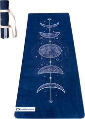 Yoga Mat with Strap 5Mm Non Slip Suede & TPE – Eco-Friendly Fitness & Exercise M