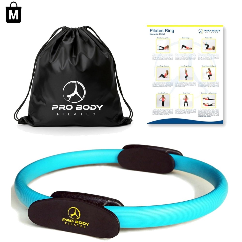 Durable 14-Inch Pilates Resistance Ring with Foam Grip – Ideal for All Levels!