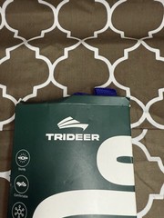 Trideer Stretching Strap Yoga Band 10 Loop Non-Slip for Physical Therapy Blue