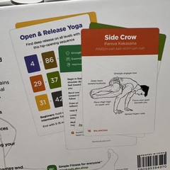 WorkoutLabs Yoga Cards Beginner & Intermediate Study Practice Visual Guide