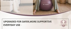 Exercise Ball Yoga Ball,Office Seating & Balance Ball Chair, Stability Ball for