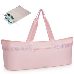 Large Yoga Mat Tote Bag for Women with Holder Strap,Pilates Gym Tote Bag with…