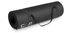 CAP Barbell 1/2-Inch High Density Exercise Yoga Mat with Strap.