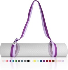 Yoga Mat Strap Adjustable Comfort Carrier Fits 2 Sizes