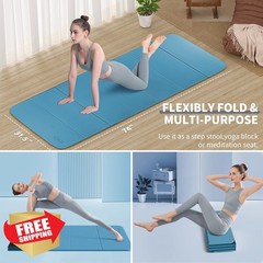 ididi Yoga Mat Blue+Black