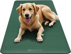 Yoga Mat Pilates & Exercise Mat Thick 2/5″ 10mm Workout Mat W/ Easy-Cinch
