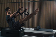 Pilates Sitting Box for Pilates Reformer by – Pilates Equipment for Home Gym an