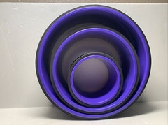 EYCI 3 Piece Yoga Wheel Set Purple Brand New