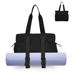 Yoga Bags for Women Gym Tote Bag with Adjustable Mat Holder Shoulder Bags Car…