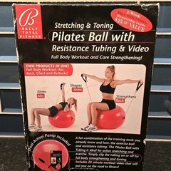 Beginner’s Pilates Kit Sculpting Ball Body Resistance Band And Training Tape