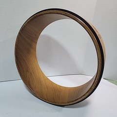 Apana Cork/Wood Grain 12.5″ Back Roller Body Sport Yoga Roller Stretching Wheel