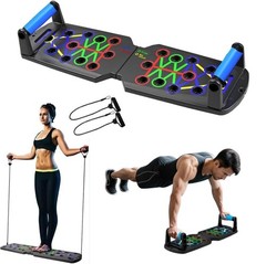 Pilates Board Reformer & Ski Balance Board Portable Home Gym 12-in-1 Workout