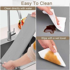 23.6″x15.7″(60cmx40cm) Large Silicone Mat for Kitchen Counter, Non-Slip Heat …