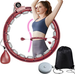 Infinity Hoop 18-Link Adjustable (30-50 Inch) – Smart Weighted Waist Trainer for