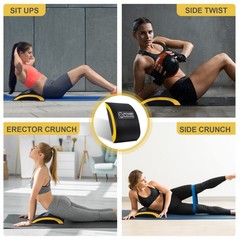 POWER GUIDANCE Ab Exercise Mat – Sit Up Pad – 14.2″ x 11.8″, black #1