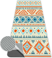 Yoga Towel,Absorbent Yoga Mat Towel for Hot Yoga Non Slip,Stylish Prints,Ideal f