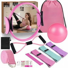 Pilates Equipment 15″ Pilates Ring Plus,Pilates Kit for Home Workouts & Ball Set