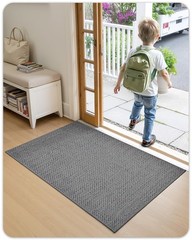 Small Dirt Trapping Mat Indoor 43x75cm, Doormat Indoor, Non Slip Doormat, E…