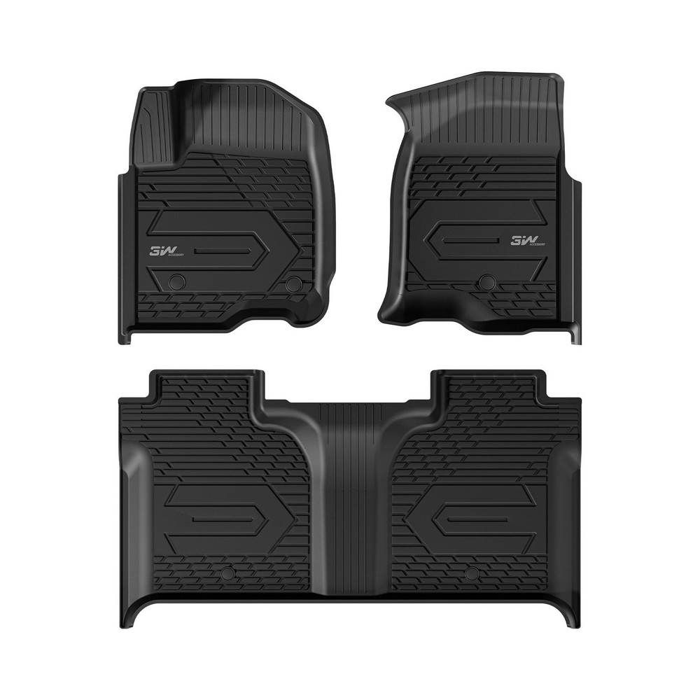 3W Floor Mats Fit for 2019-2025 2026 Chevy Silverado/GMC Sierra Denali 1500 &…