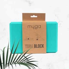 Myga Yoga Block – Sturdy Foam – Balance & Comfort – Lightweight & Travel-Friend