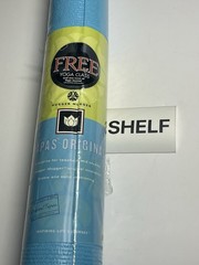 Hugger Mugger The Original Tapas Yoga Mat 1/8”x24”x 68” Blue Topaz New Sealed