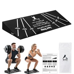 Squat Wedge Block – Non-Slip EVA Material Slant Board with 15°/30°/40° Angle …