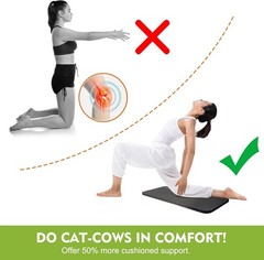 Yoga Knee Pad Cushion – Non-Slip Mat for Floor Exercises – Yoga Mat Accessory