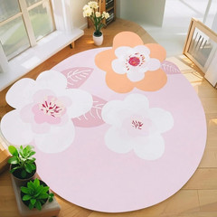 Irregular Flower Non-Slip Yoga Mat – Natural Rubber Pilates Exercise Mat