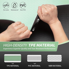 Yoga Mat for Women Men Kids, 1/3 & 1/4 & 2/5 Inch Extra Thick Yoga Mat Non Slip,
