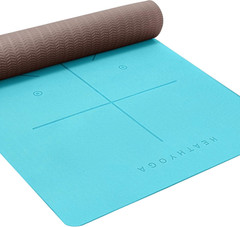 Eco Friendly Non Slip Yoga Mat, Body Alignment System, SGS Certified TPE Materia