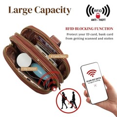 S-ZONE Small Crossbody Bags for Women Trendy RFID Blocking Cell Phone Purse V…