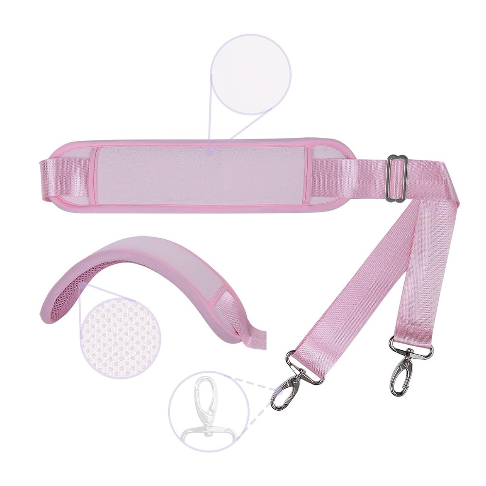 60 Inch Shoulder Strap with Removable Ultra-Thick Pad，Adjustable Buckles